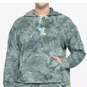 NWOT Her Universe Tinker Bell Tie-Dye Hoodie Size 2 (18/20)